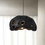 Modern Ant Nest Resin Pendant Light Sculptural Designer Hanging Lamp for Indoor Decor