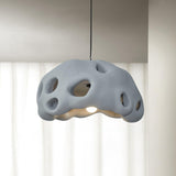 Modern Ant Nest Resin Pendant Light Sculptural Designer Hanging Lamp for Indoor Decor