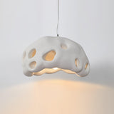 Modern Ant Nest Resin Pendant Light Sculptural Designer Hanging Lamp for Indoor Decor