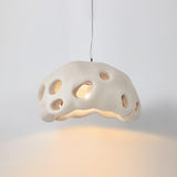 Modern Ant Nest Resin Pendant Light Sculptural Designer Hanging Lamp for Indoor Decor