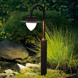 Modern Arc Arm Outdoor LED Path Light Waterproof Landscape Garden Lawn Lamp