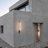 Modern Arc LED Outdoor Sconce IP65 Waterproof Stainless Steel Landscape Garden Wall Light