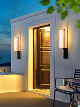 Modern Arc LED Outdoor Sconce IP65 Waterproof Stainless Steel Landscape Garden Wall Light