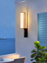 Modern Arc LED Outdoor Sconce IP65 Waterproof Stainless Steel Landscape Garden Wall Light
