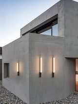 Modern Arc LED Outdoor Sconce IP65 Waterproof Stainless Steel Landscape Garden Wall Light