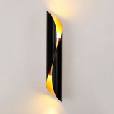 Modern Arc Metal Wall Sconce Industrial Style Bedside Lamp for Living Room