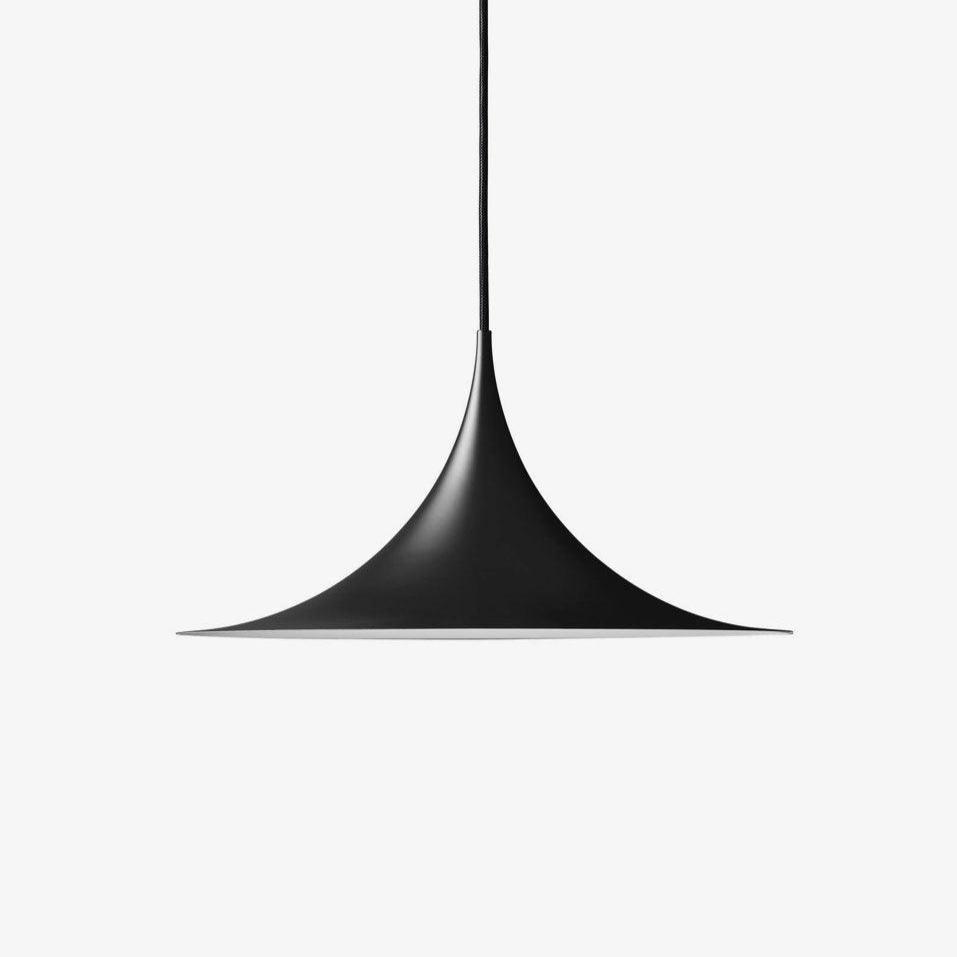 Modern Arch Shaped Metal Semi Pendant Light for Dining Table and Kitchen