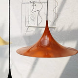 Modern Arch Shaped Metal Semi Pendant Light for Dining Table and Kitchen
