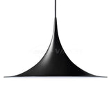 Modern Arch Shaped Metal Semi Pendant Light for Dining Table and Kitchen