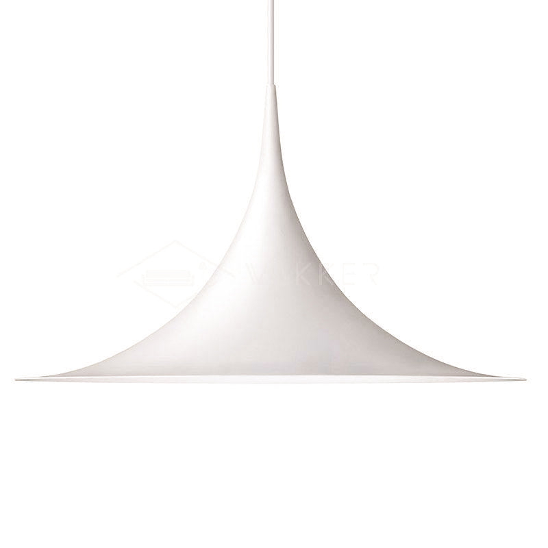 Modern Arch Shaped Metal Semi Pendant Light for Dining Table and Kitchen