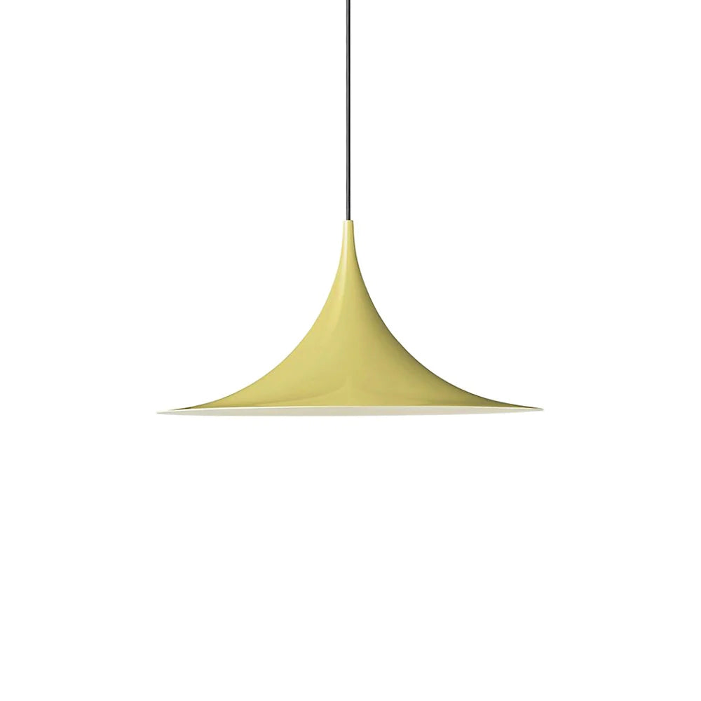 Modern Arch Shaped Metal Semi Pendant Light for Dining Table and Kitchen