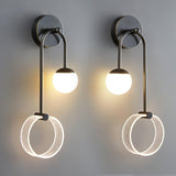 Modern Architectural LED Wall Sconce with Brass Finish and Three Color Temperature Modes