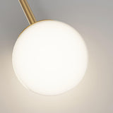 Modern Architectural LED Wall Sconce with Brass Finish and Three Color Temperature Modes