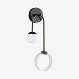 Modern Architectural LED Wall Sconce with Brass Finish and Three Color Temperature Modes
