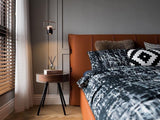 Modern Art Deco Geometric LED Pendant Light with Adjustable Rotating Acrylic Shade