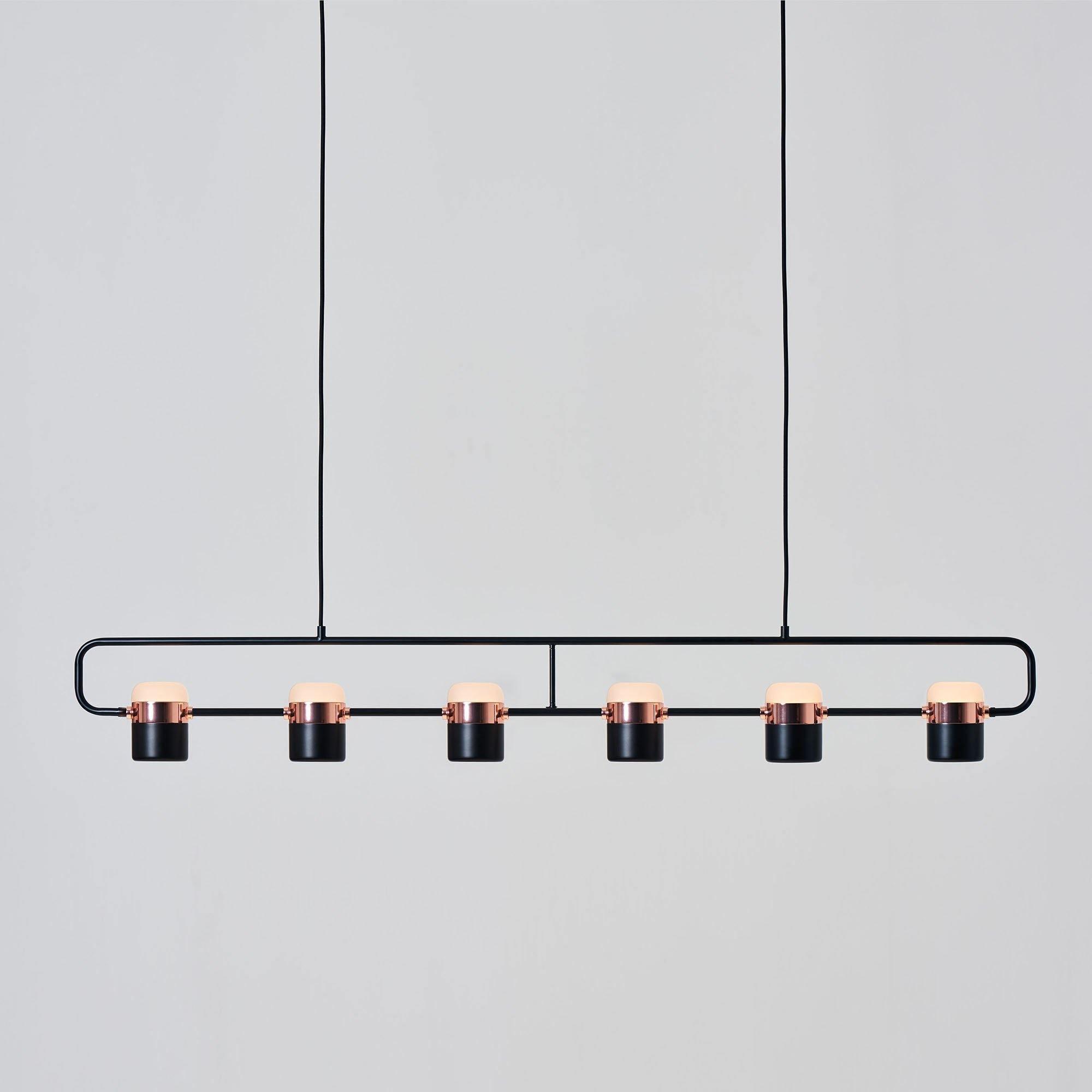 Modern Art Deco Geometric LED Pendant Light with Adjustable Rotating Acrylic Shade