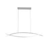 Modern Art Strips LED Pendant Light Nordic Stepless Dimming Hardware Plating Chandelier for Dining Room