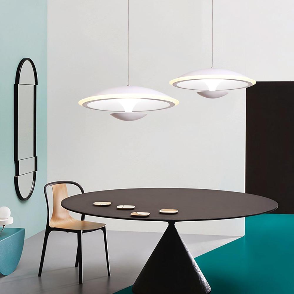 Modern Artistic Acrylic Metal Island Chandelier LED Contemporary Pendant Hanging Light Fixture