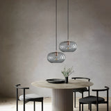 Modern Artistic Electroplated Glass Pendant Light Nordic LED Hanging Island Lamp