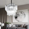 Modern Artistic Glass Crystal LED Chandelier Pendant Light for Dining and Living Rooms