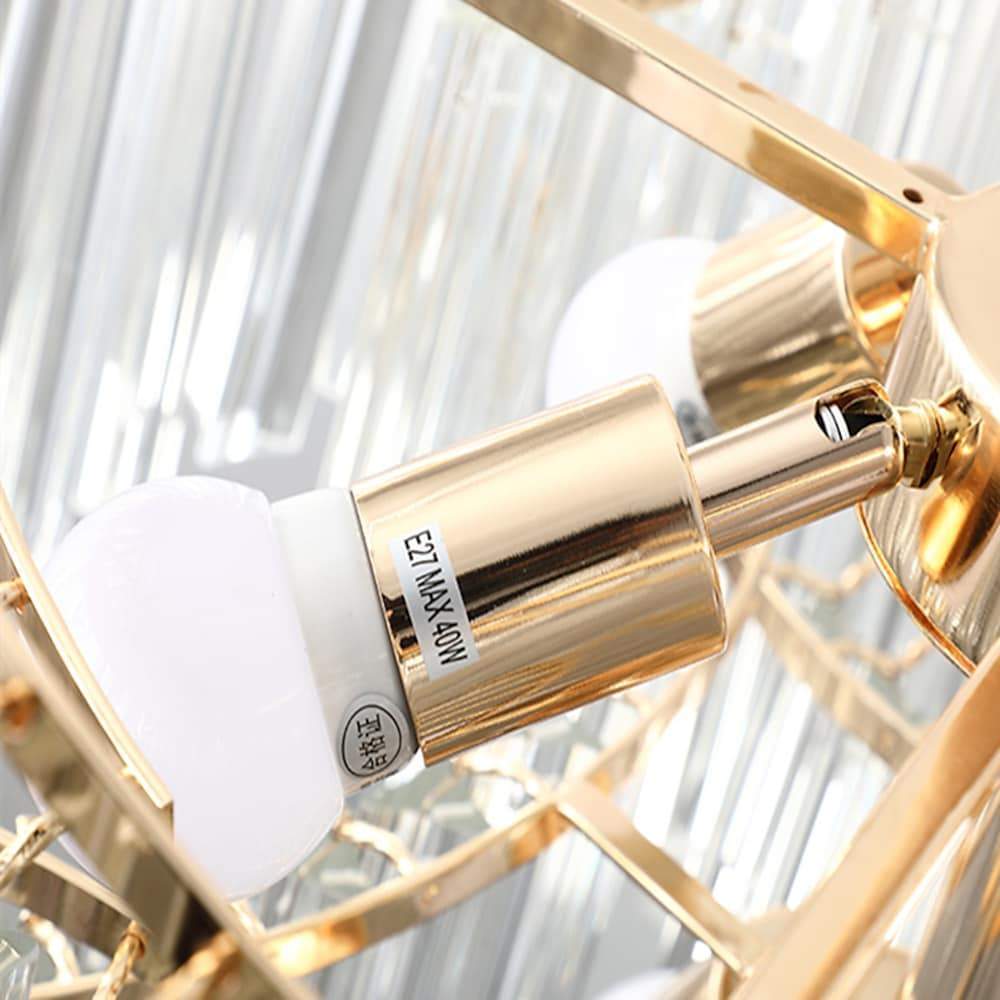 Modern Artistic Glass Crystal LED Chandelier Pendant Light for Dining and Living Rooms