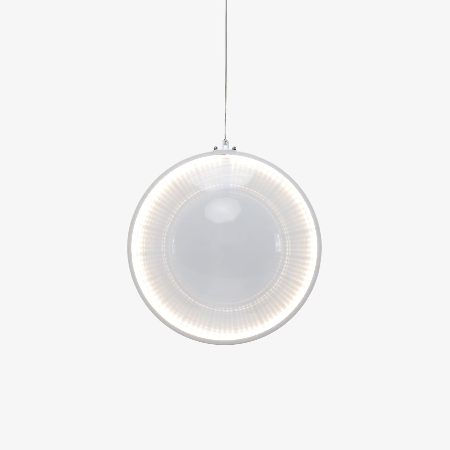 Modern Artistic Glass Lens LED Hanging Light Floating Multi Head Pendant Fixture