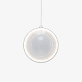 Modern Artistic Glass Lens LED Hanging Light Floating Multi Head Pendant Fixture