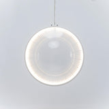 Modern Artistic Glass Lens LED Hanging Light Floating Multi Head Pendant Fixture