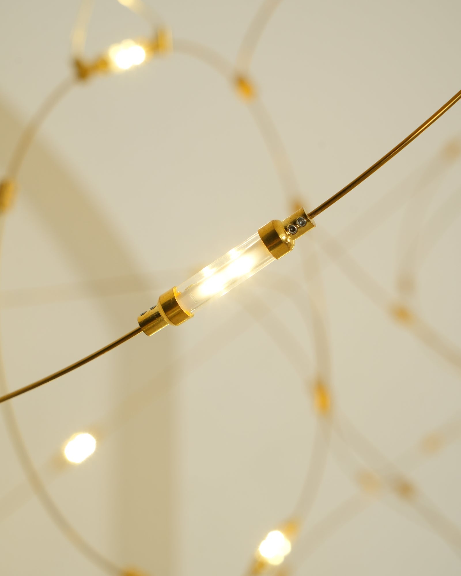 Modern Artistic Stainless Steel LED Pendant Light with Polycarbonate Diffusers