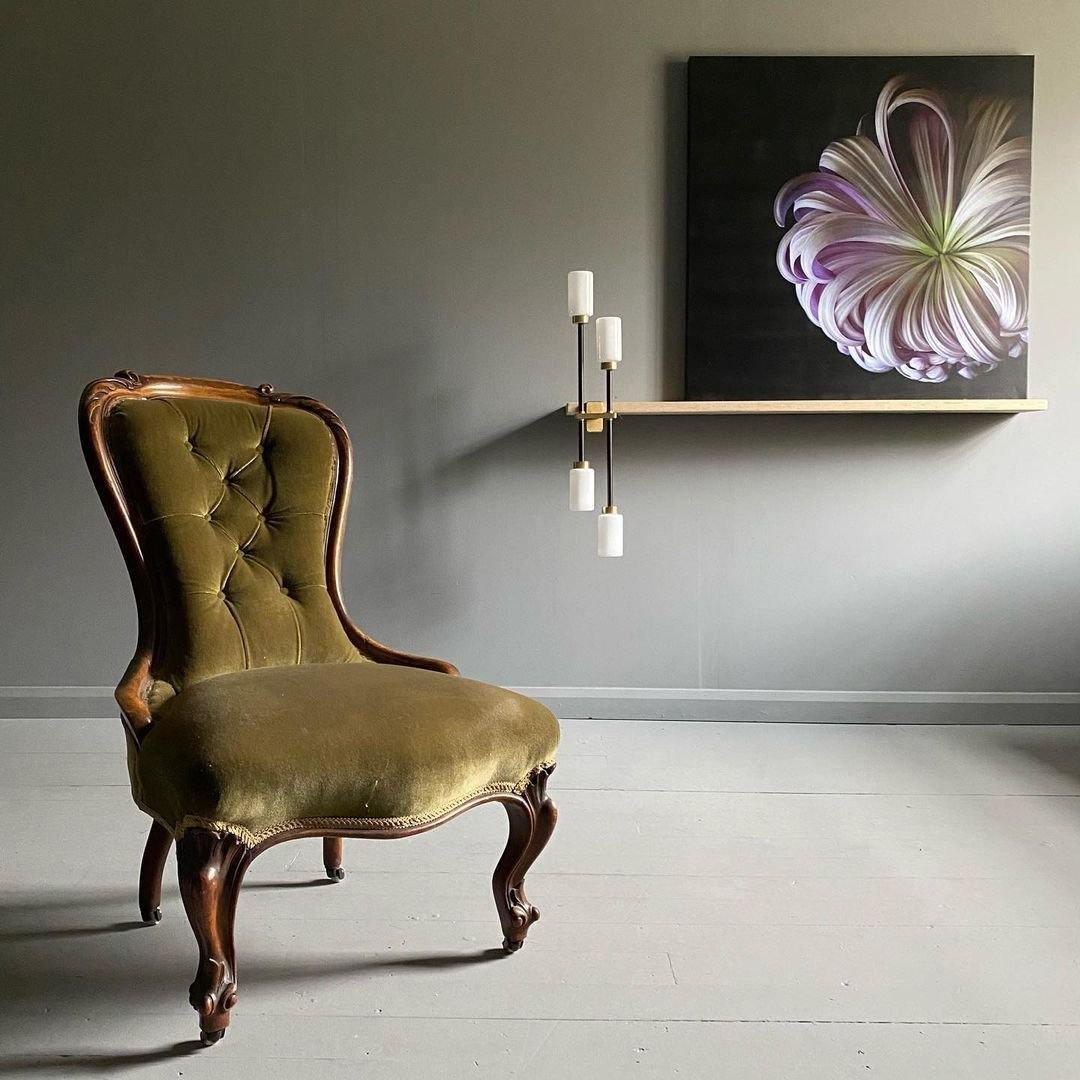 Modern Asymmetric Brass Wall Sconce with Cylindrical Glass Shades for Luxury Interiors