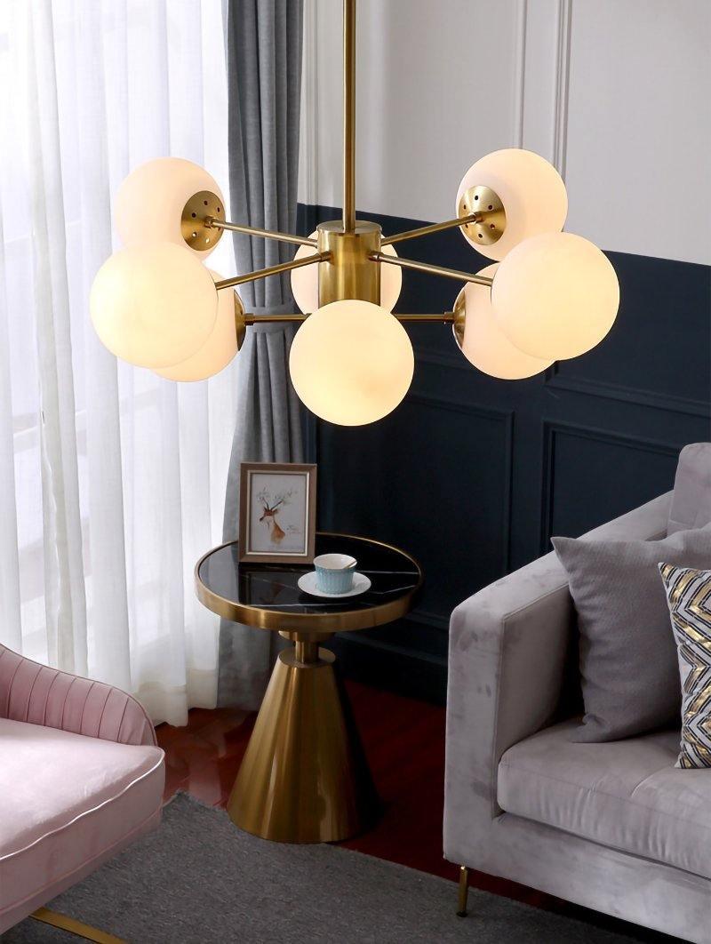 modern-asymmetrical-brass-chandelier-with-opal-glass-globe-shades-for-living-and-dining-rooms