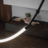 Modern Bamboo Knot LED Linear Pendant Light for Duplex Staircase and Loft High Ceiling