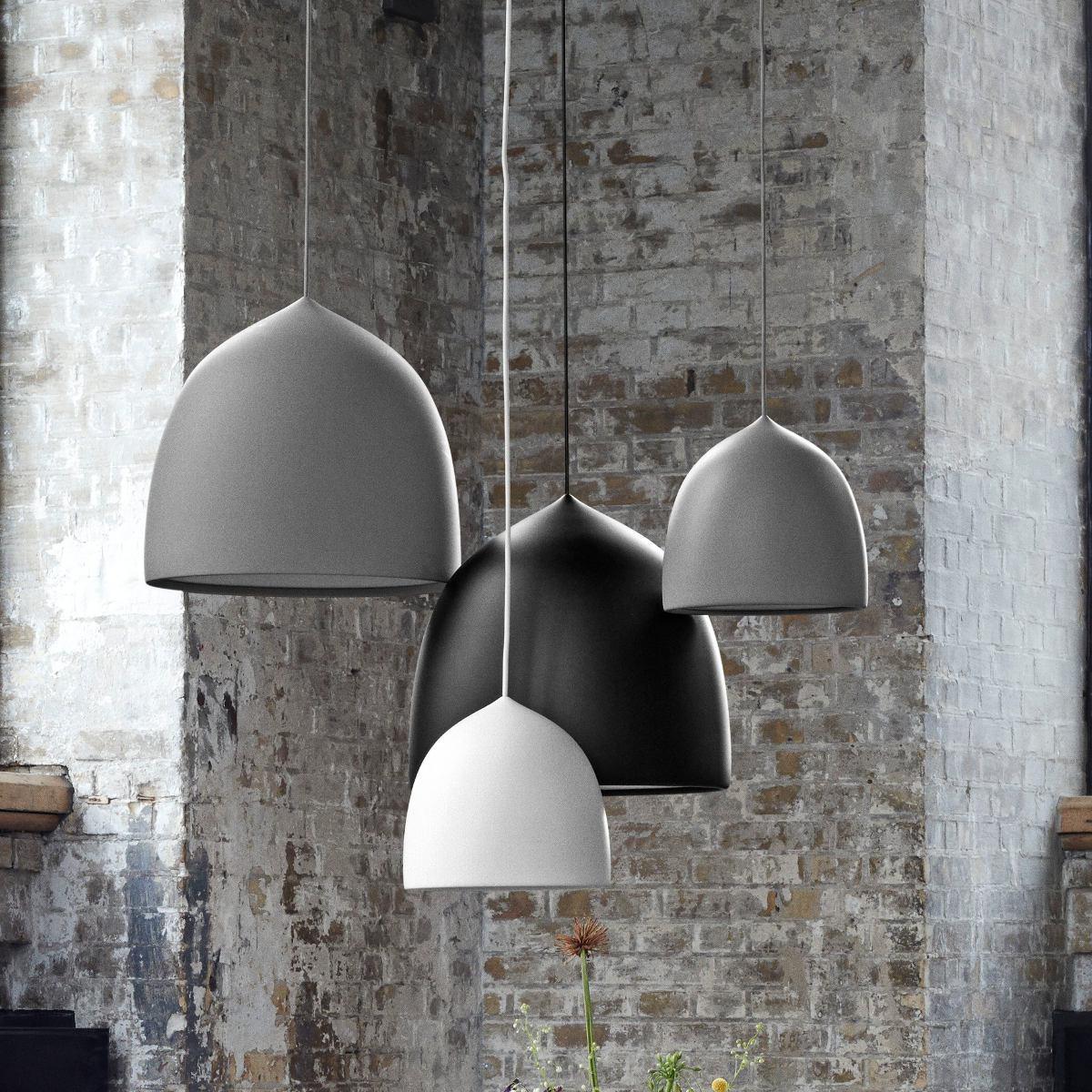 Modern Bell Shape Aluminum Pendant Light Minimalist Hanging LED Ceiling Fixture for Dining Room