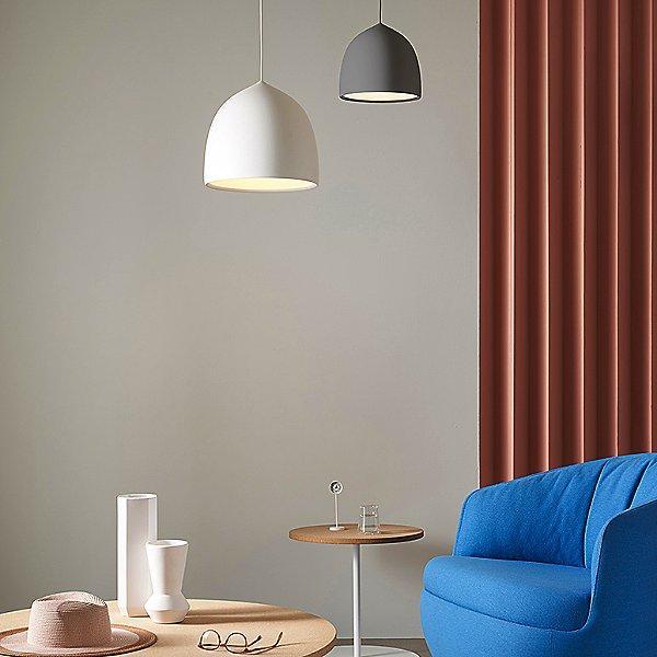 Modern Bell Shape Aluminum Pendant Light Minimalist Hanging LED Ceiling Fixture for Dining Room