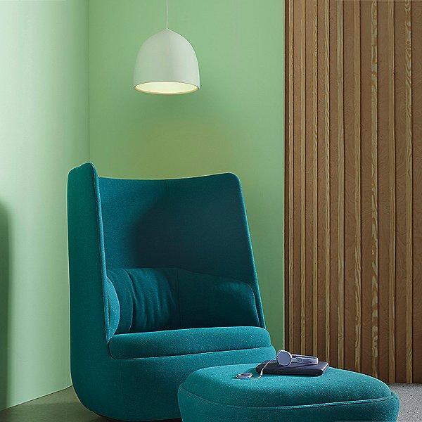 Modern Bell Shape Aluminum Pendant Light Minimalist Hanging LED Ceiling Fixture for Dining Room