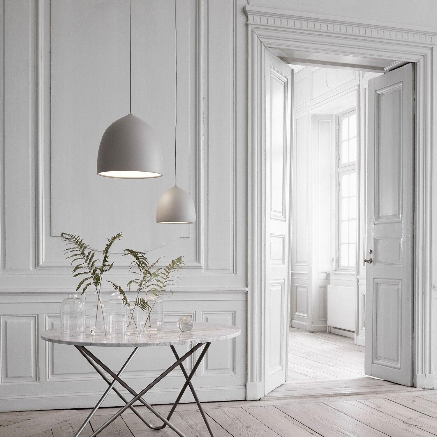 Modern Bell Shape Aluminum Pendant Light Minimalist Hanging LED Ceiling Fixture for Dining Room