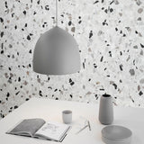 Modern Bell Shape Aluminum Pendant Light Minimalist Hanging LED Ceiling Fixture for Dining Room