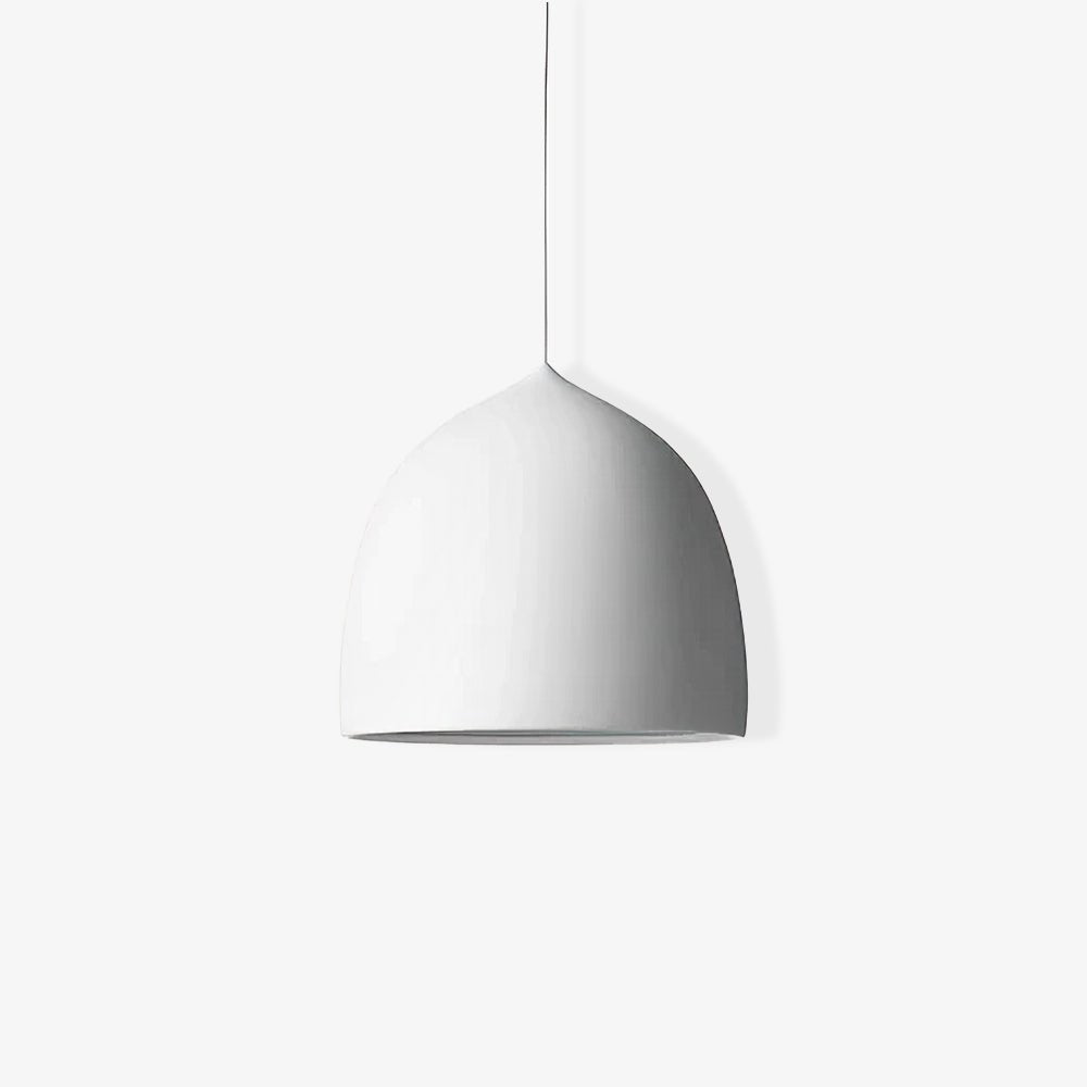 Modern Bell Shape Aluminum Pendant Light Minimalist Hanging LED Ceiling Fixture for Dining Room