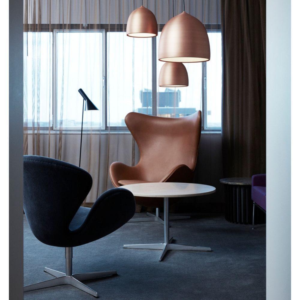 Modern Bell Shape Aluminum Pendant Light Minimalist Hanging LED Ceiling Fixture for Dining Room
