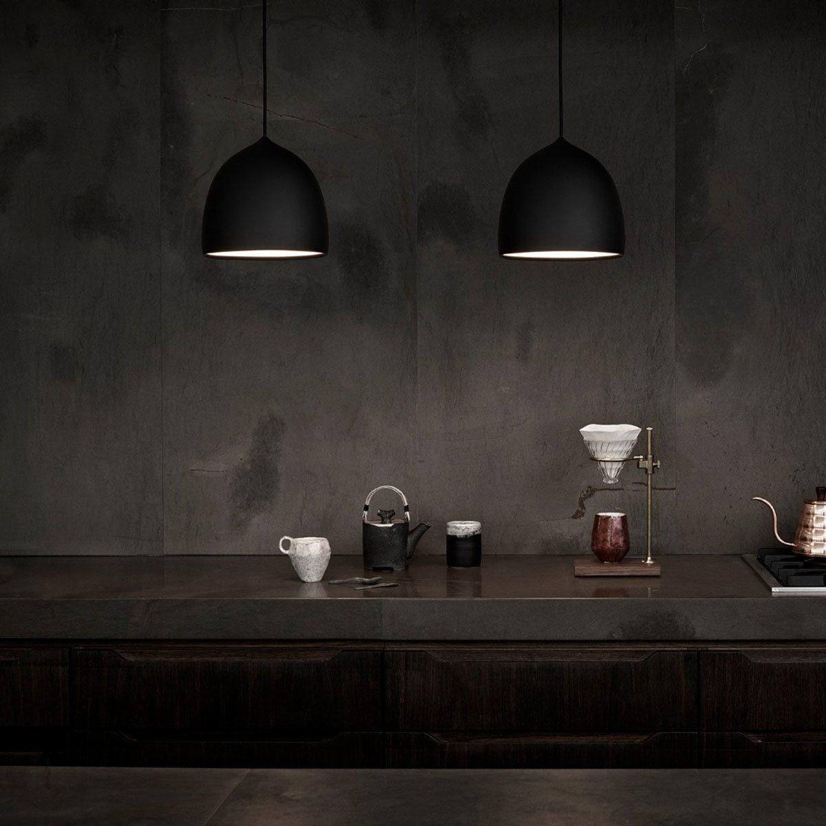 Modern Bell Shape Aluminum Pendant Light Minimalist Hanging LED Ceiling Fixture for Dining Room