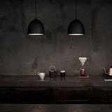Modern Bell Shape Aluminum Pendant Light Minimalist Hanging LED Ceiling Fixture for Dining Room