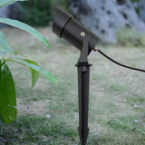 Modern Black 10W LED Outdoor Spotlight Adjustable Landscape Lighting for Trees and Gardens