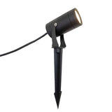 Modern Black 10W LED Outdoor Spotlight Adjustable Landscape Lighting for Trees and Gardens