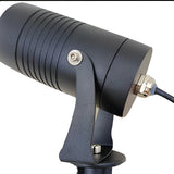 Modern Black 10W LED Outdoor Spotlight Adjustable Landscape Lighting for Trees and Gardens