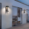 Modern Black 12W LED Outdoor Wall Sconce Waterproof Rectangular Exterior Porch Light