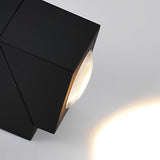 Modern Black Adjustable Motion Sensor Outdoor Wall Sconce IP64 Waterproof Up and Down Exterior Light