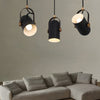 Modern Black Aluminum Alloy Industrial Pendant Light with Adjustable Lamp Head