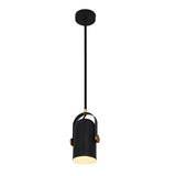 Modern Black Aluminum Alloy Industrial Pendant Light with Adjustable Lamp Head