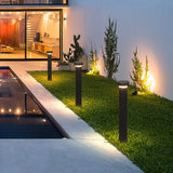 Modern Black Aluminum LED Landscape Path Light Waterproof Outdoor Garden Bollard Lamp 31 Inch