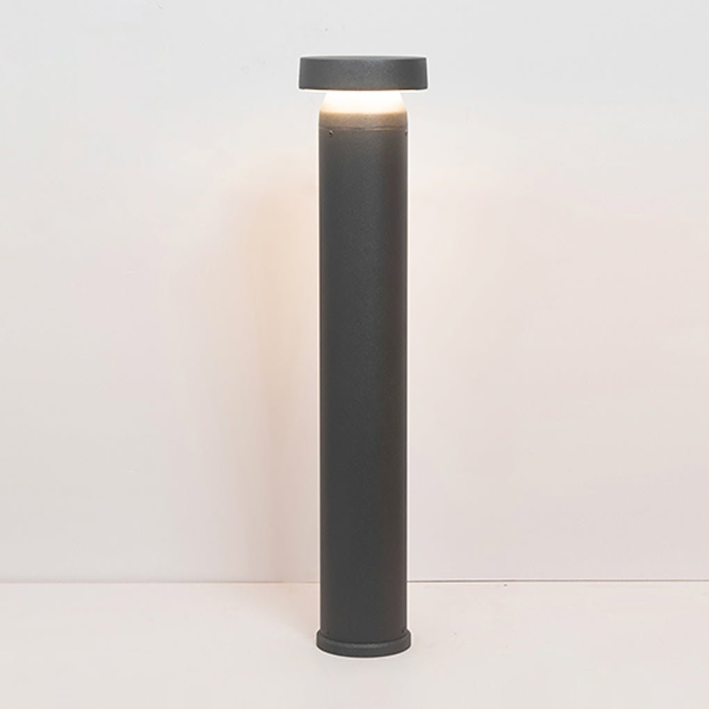 Modern Black Aluminum LED Landscape Path Light Waterproof Outdoor Garden Bollard Lamp 31 Inch